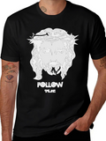 Follow The Light Graphic Tee - Black