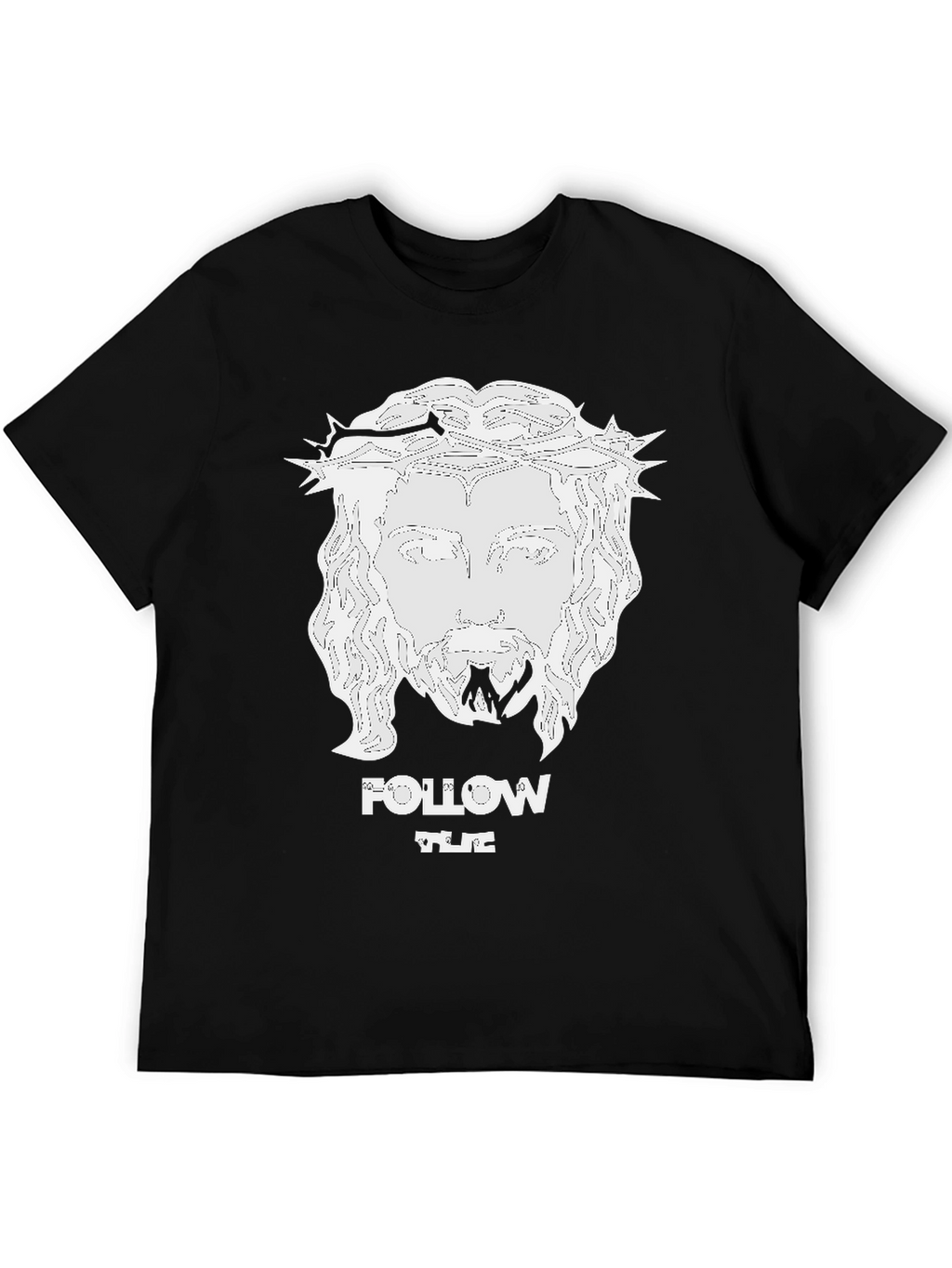 Follow The Light Graphic Tee - Black