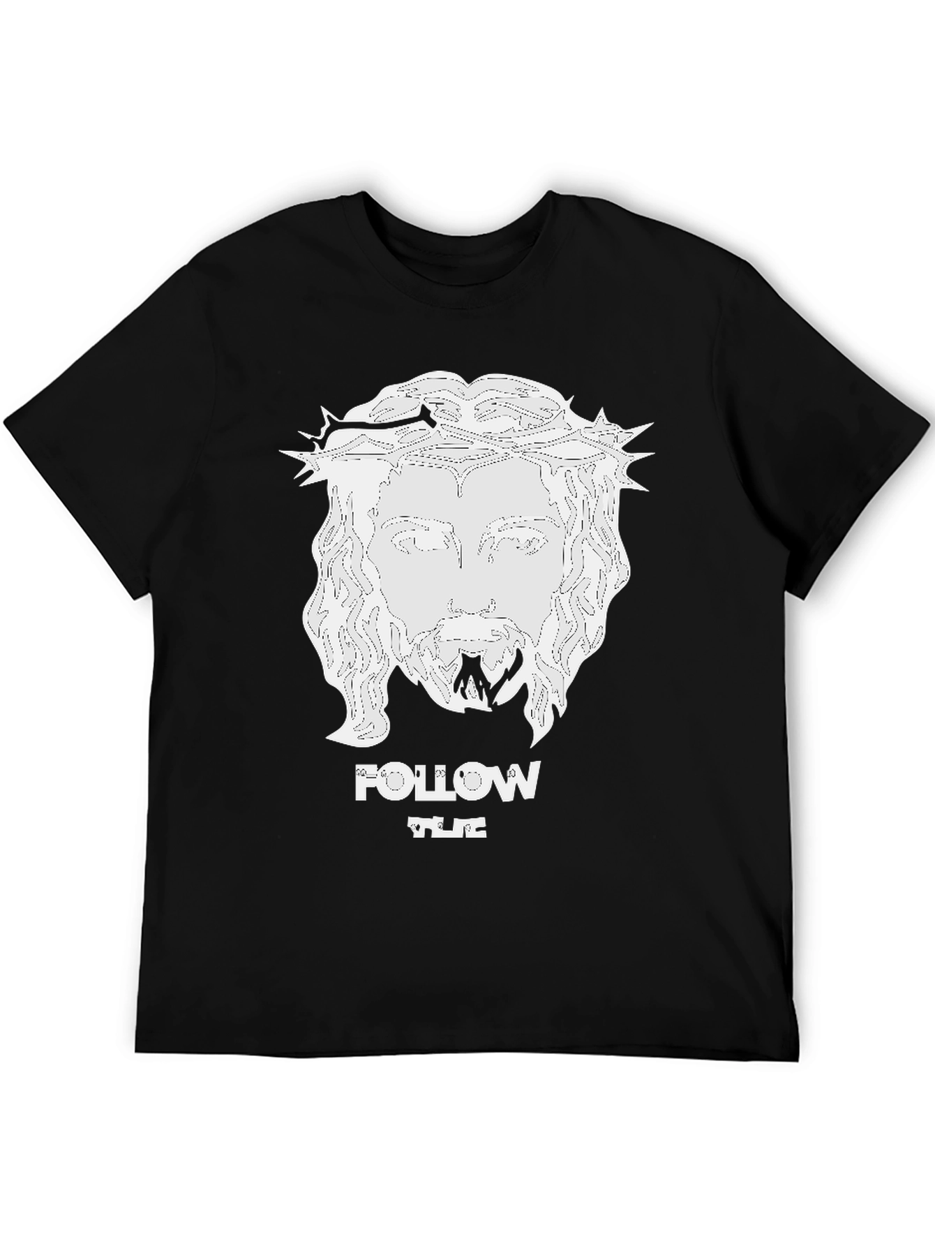 Follow The Light Graphic Tee - Black
