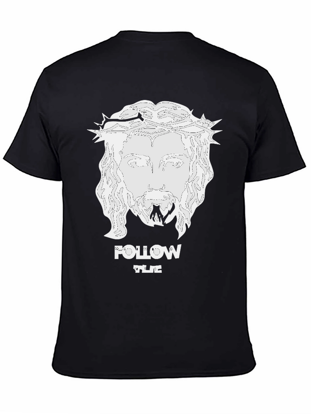 Follow The Light Graphic Tee - Black