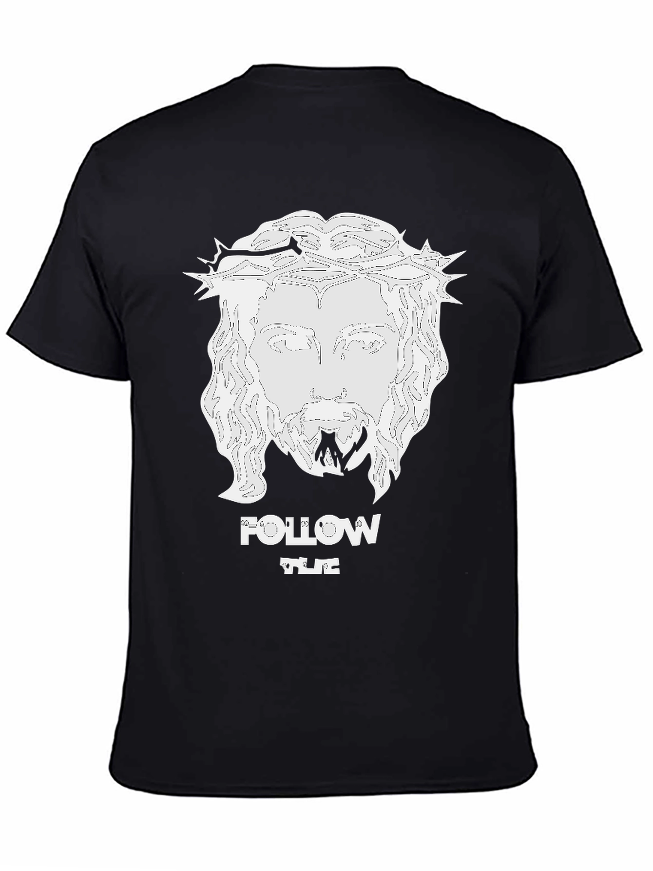 Follow The Light Graphic Tee - Black
