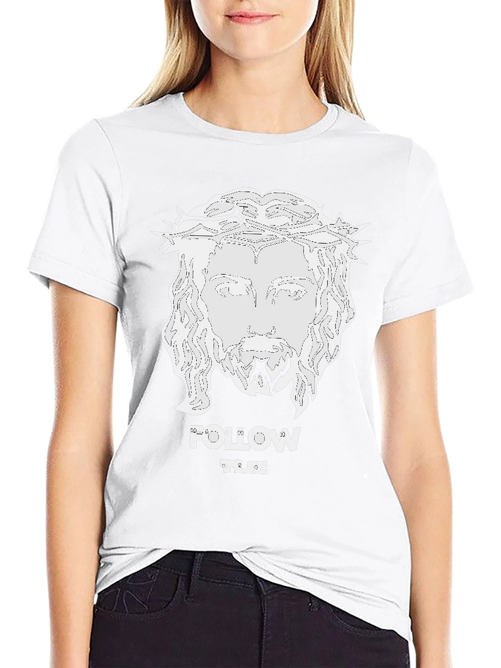 Follow The Light Graphic Tee - Black
