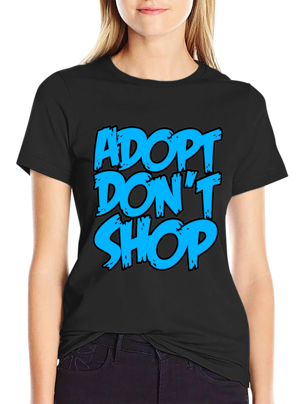 Adopt Dont Shop Graphic Tee