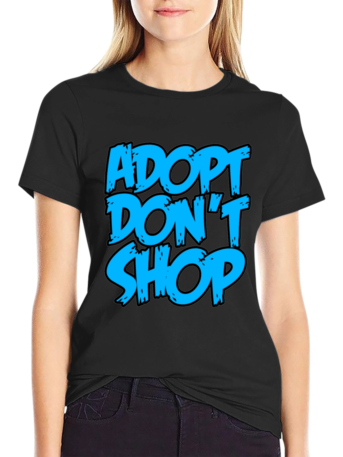 Adopt Dont Shop Graphic Tee