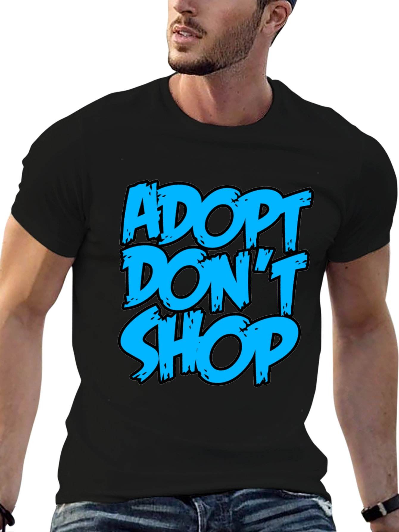 Adopt Dont Shop Graphic Tee