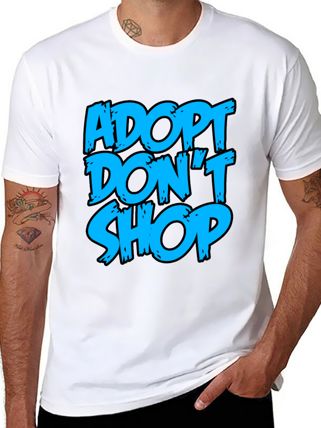 Adopt Dont Shop Graphic Tee