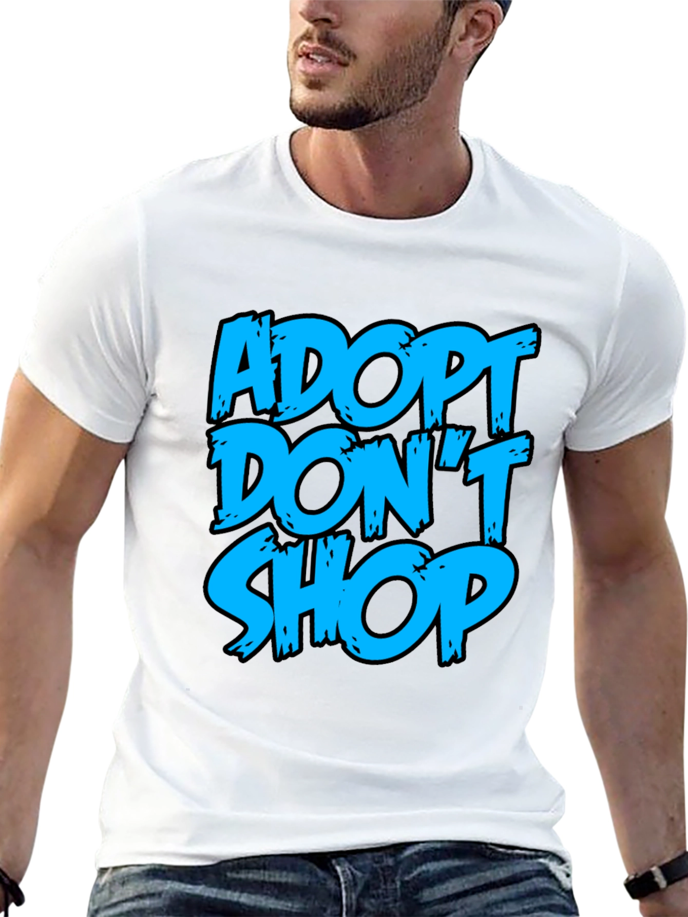 Adopt Dont Shop Graphic Tee