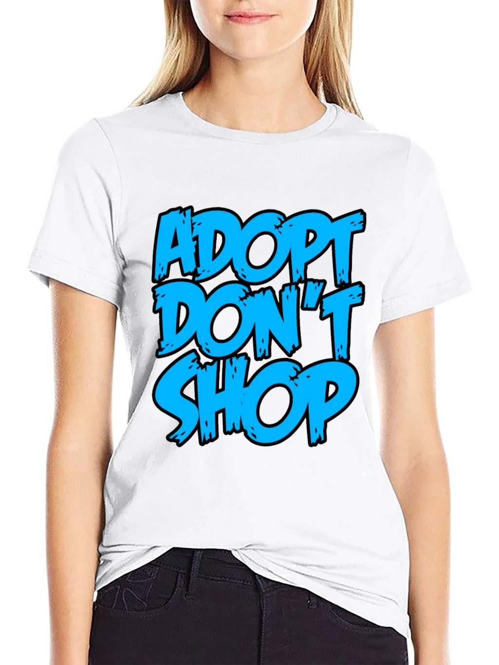 Adopt Dont Shop Graphic Tee