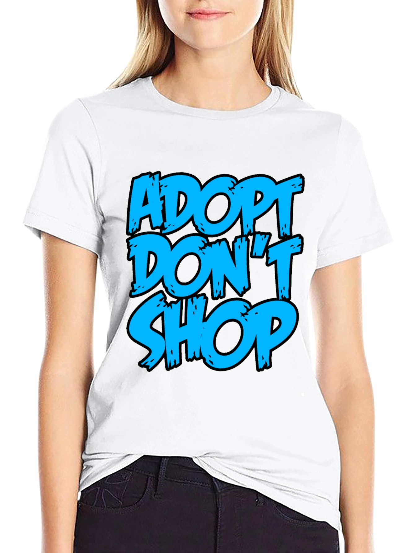 Adopt Dont Shop Graphic Tee