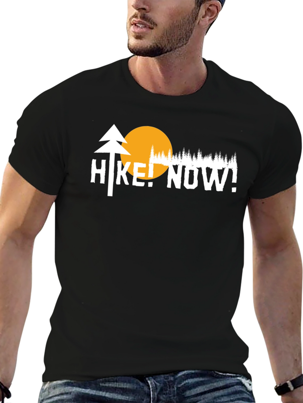 Hike Now! Graphic Tee - Adventure Awaits!