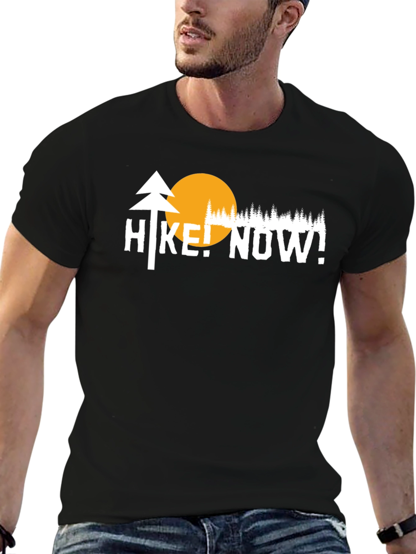 Hike Now! Graphic Tee - Adventure Awaits!