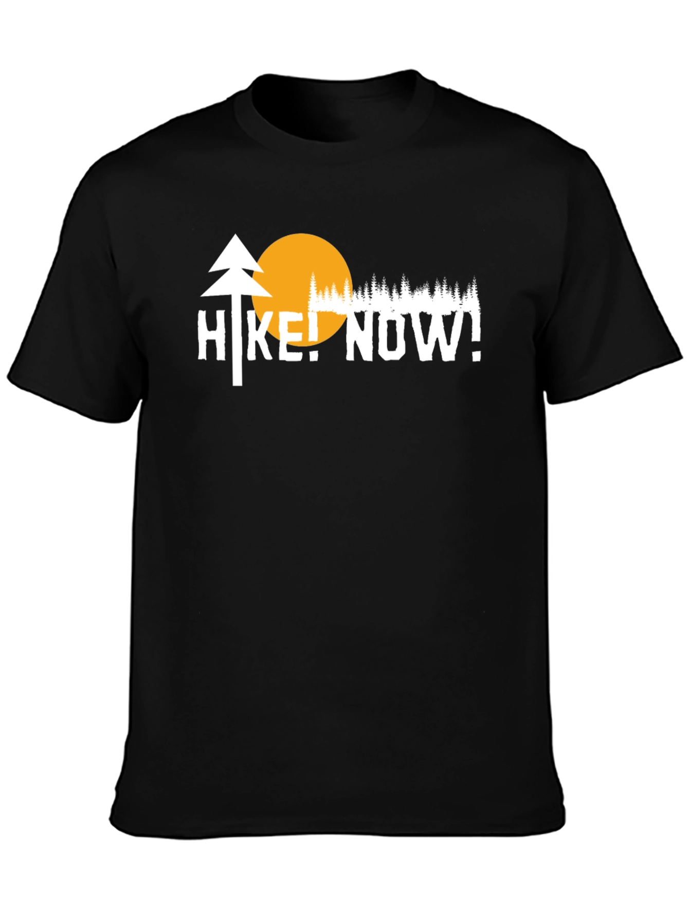 Hike Now! Graphic Tee - Adventure Awaits!