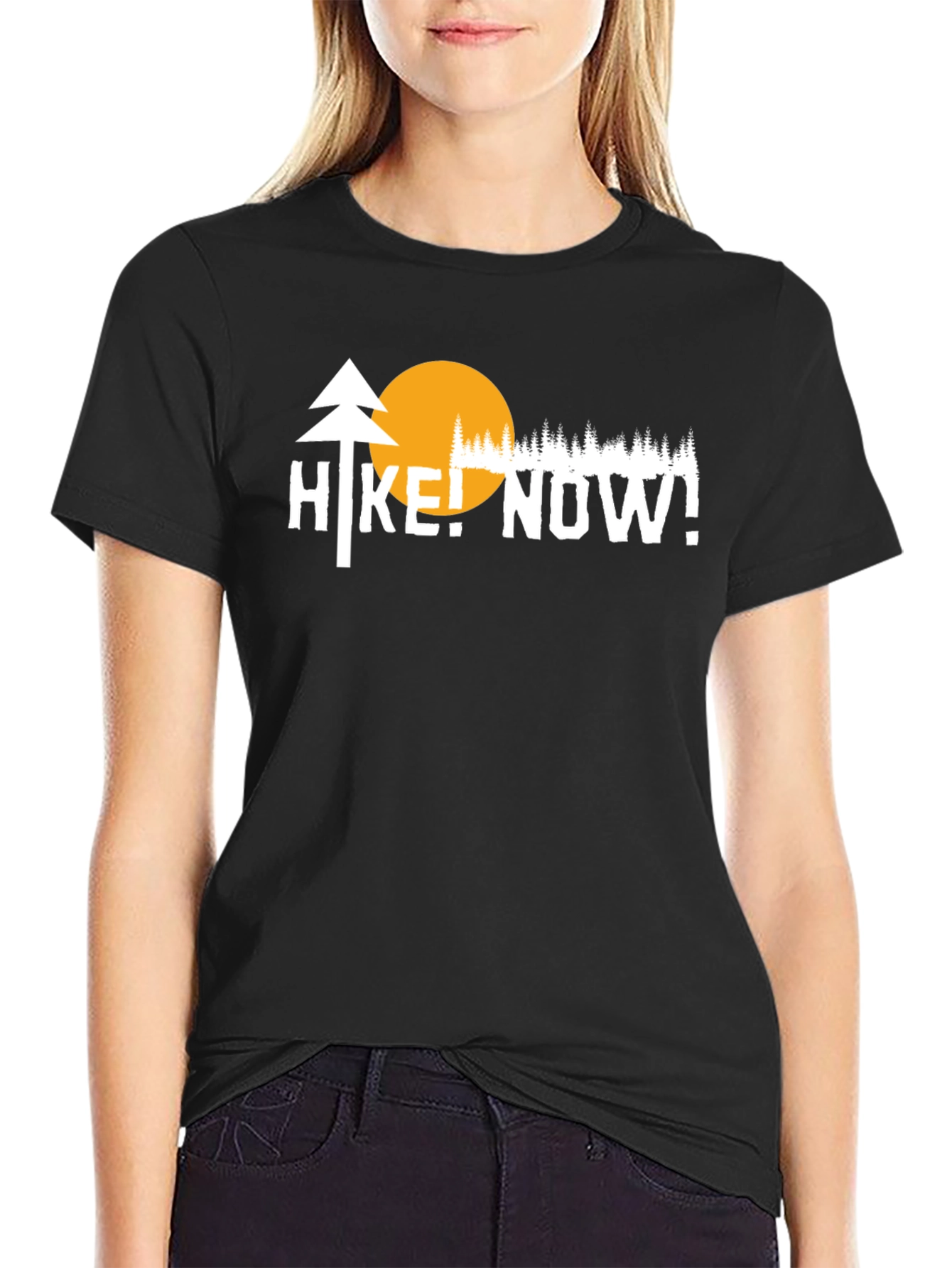 Hike Now! Graphic Tee - Adventure Awaits!