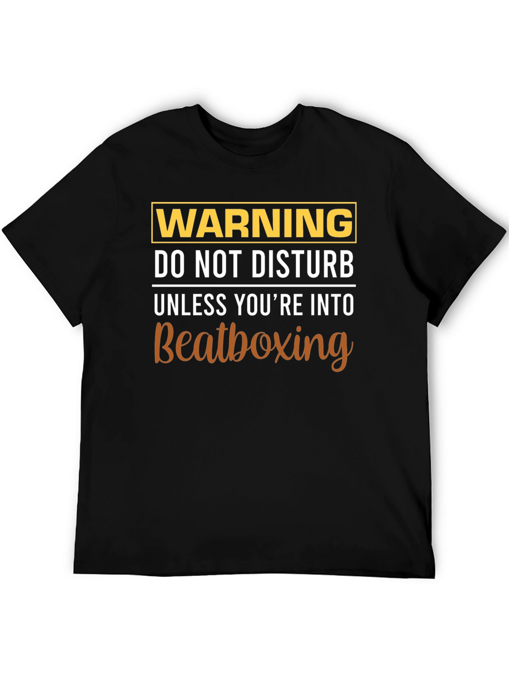 Warning Beatboxing T-Shirt Funny Tee