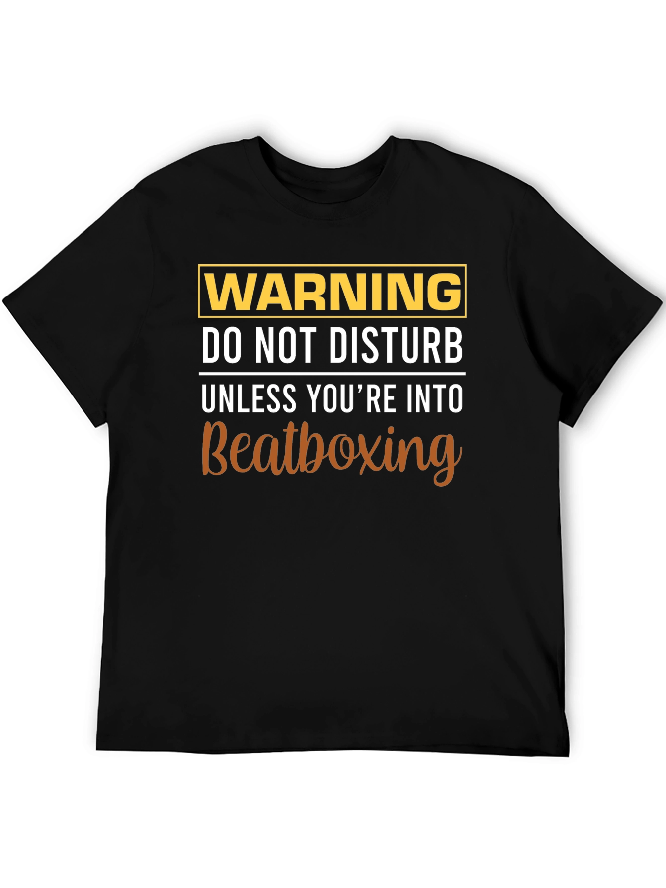 Warning Beatboxing T-Shirt Funny Tee