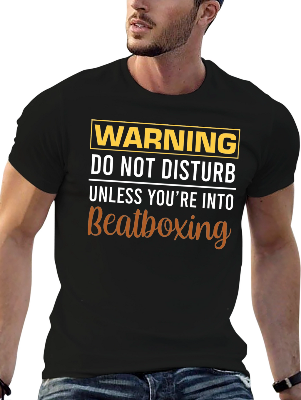 Warning Beatboxing T-Shirt Funny Tee