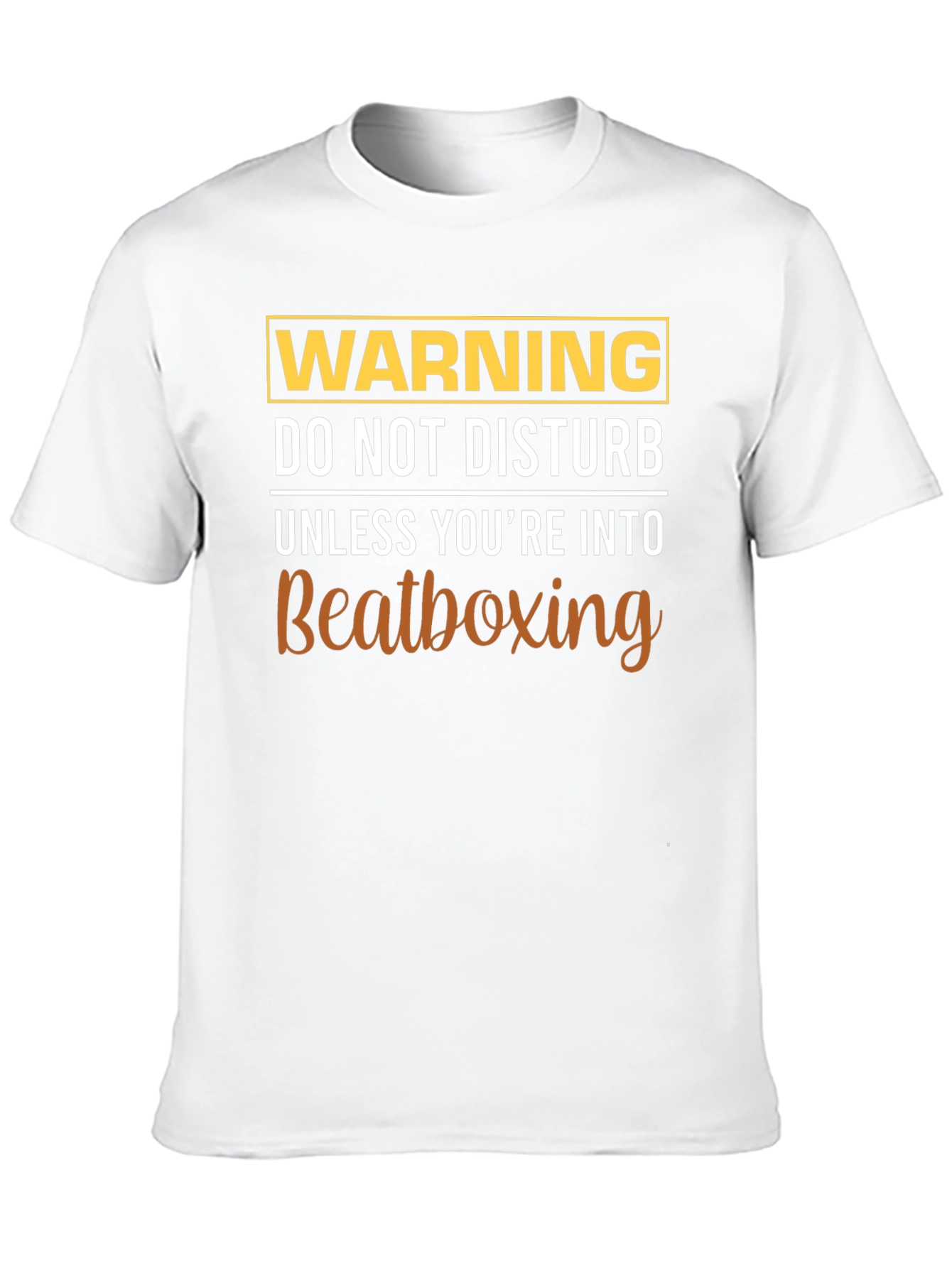 Warning Beatboxing T-Shirt Funny Tee