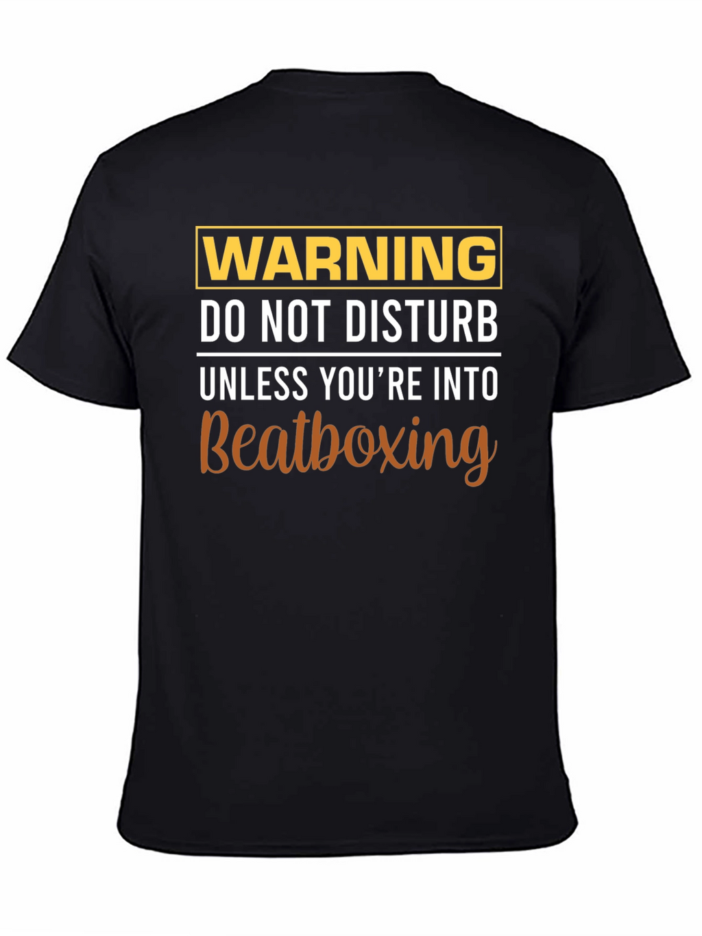 Warning Beatboxing T-Shirt Funny Tee