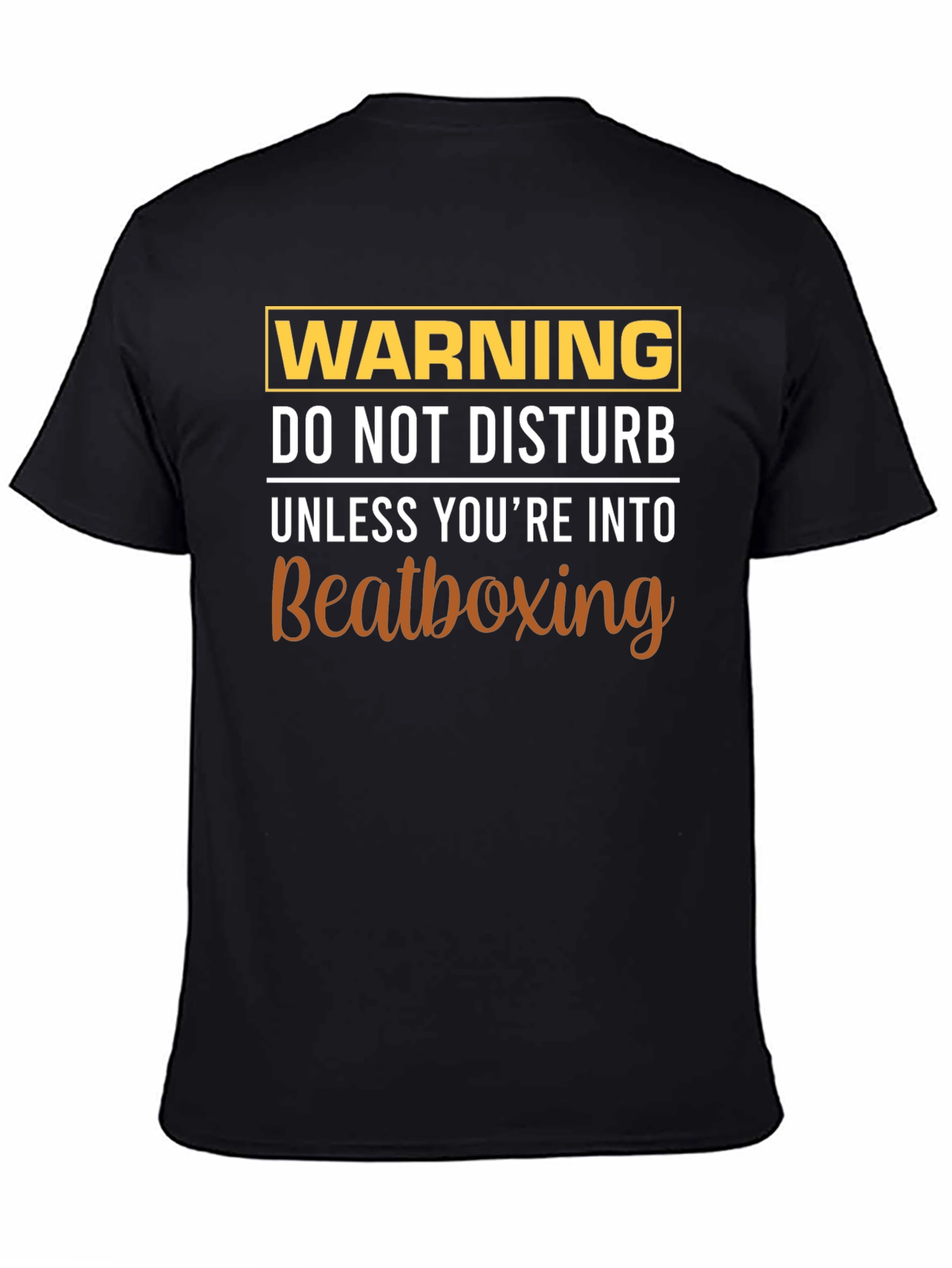 Warning Beatboxing T-Shirt Funny Tee