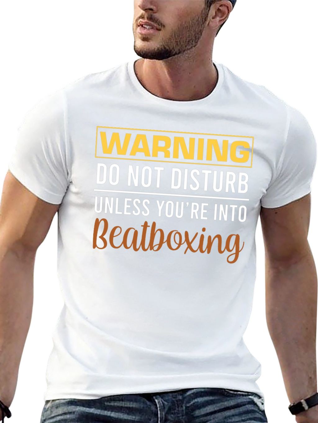 Warning Beatboxing T-Shirt Funny Tee