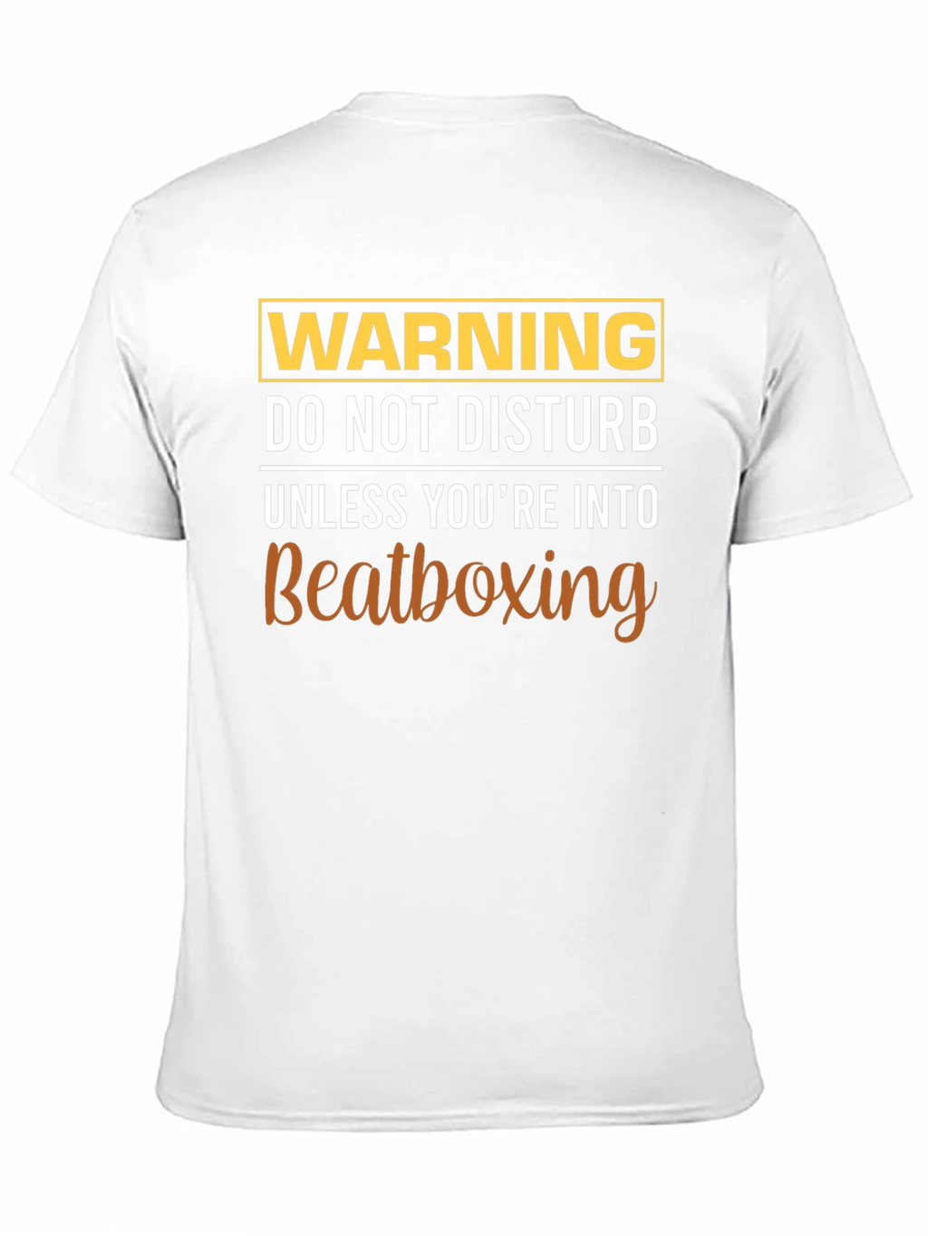 Warning Beatboxing T-Shirt Funny Tee