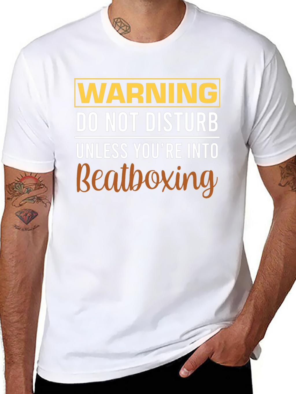 Warning Beatboxing T-Shirt Funny Tee