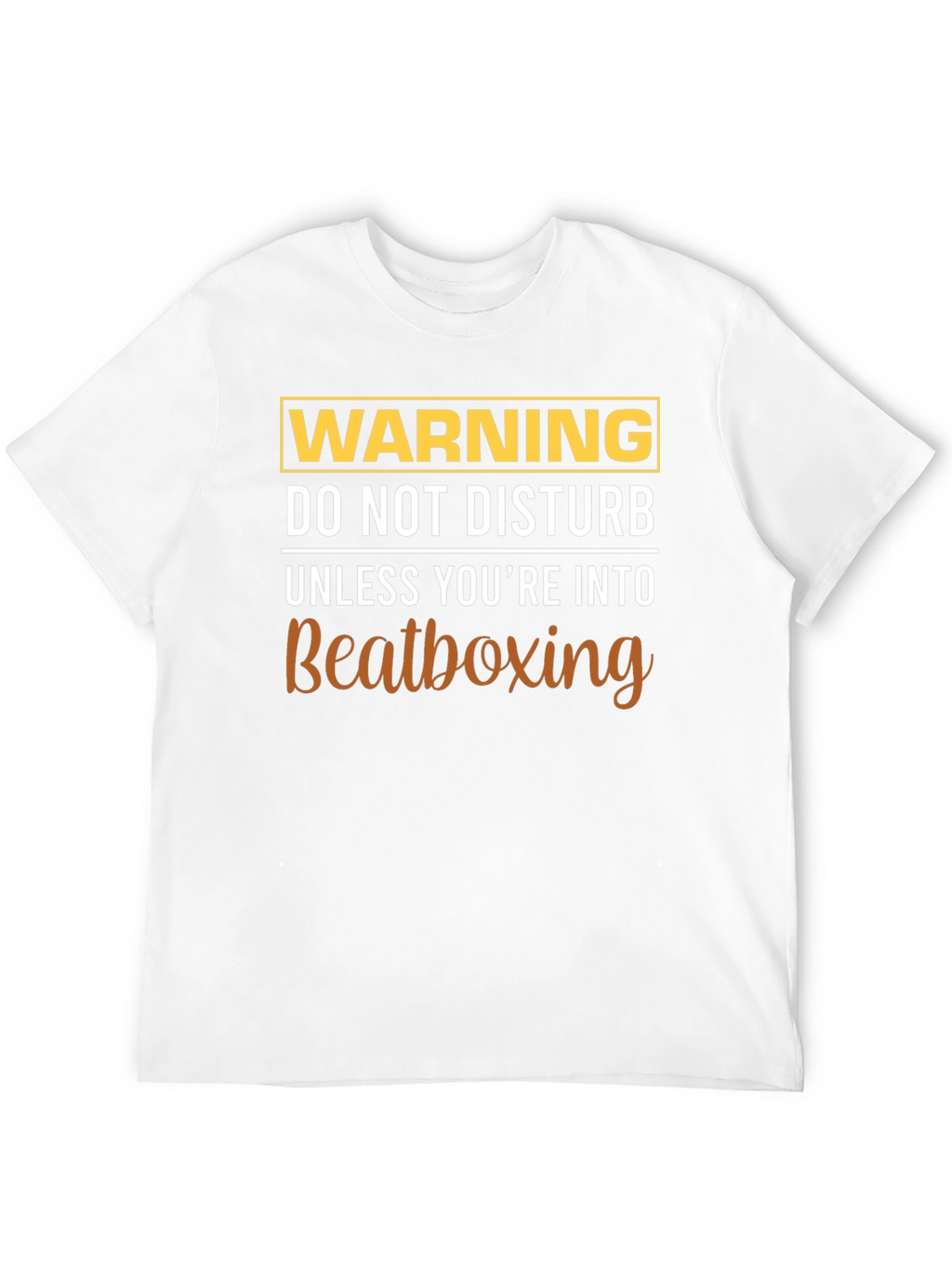 Warning Beatboxing T-Shirt Funny Tee