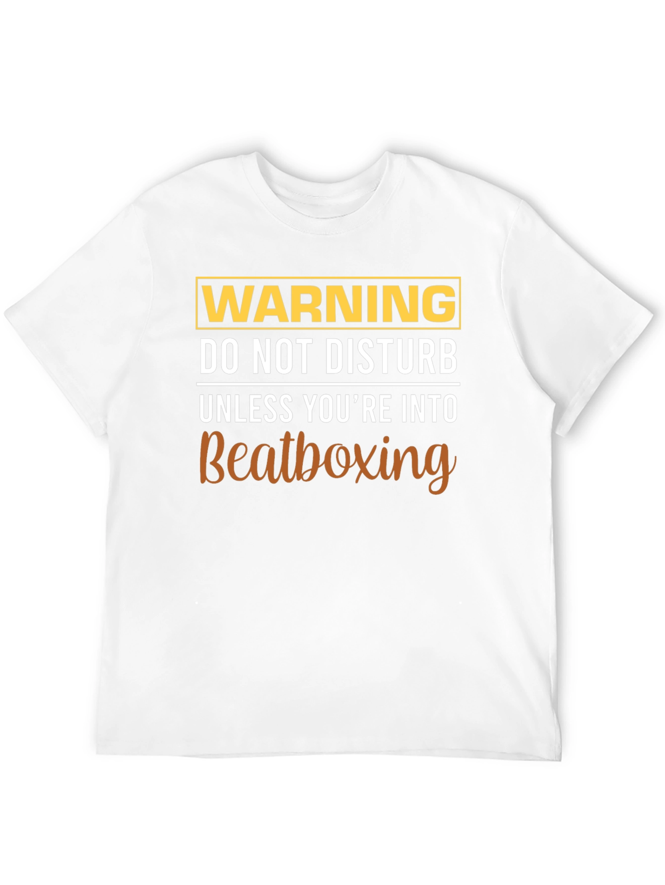 Warning Beatboxing T-Shirt Funny Tee