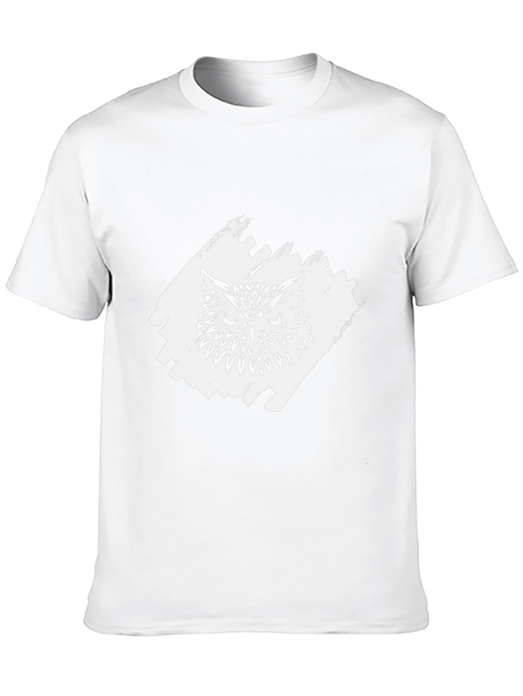 Black Owl Graphic Tee - Stylish Mens Casual T-Shirt