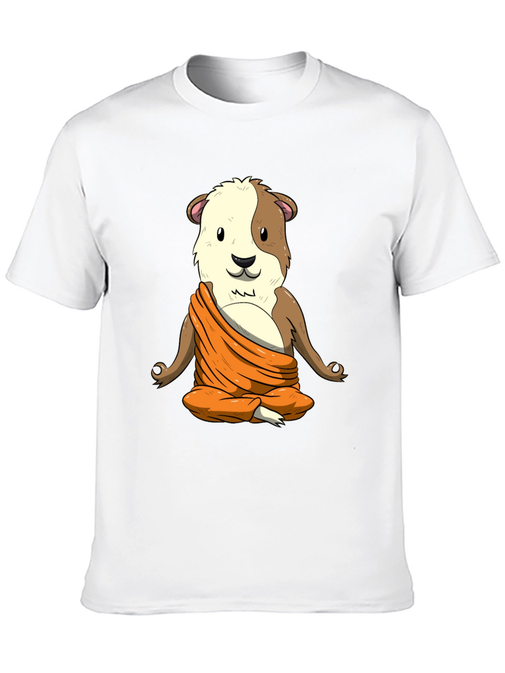 Zen Guinea Pig T-Shirt: Meditating Rodent Tee