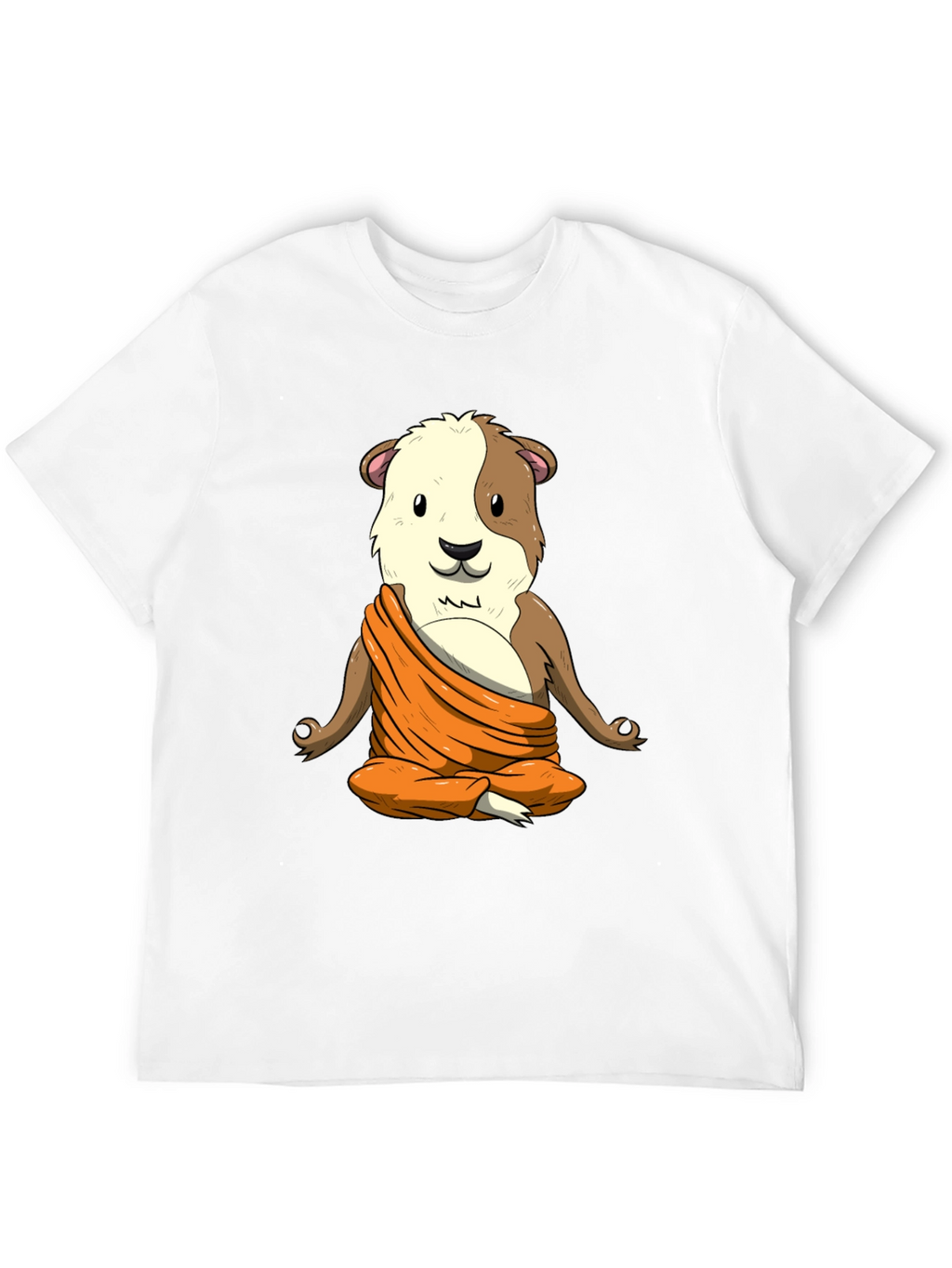 Zen Guinea Pig T-Shirt: Meditating Rodent Tee