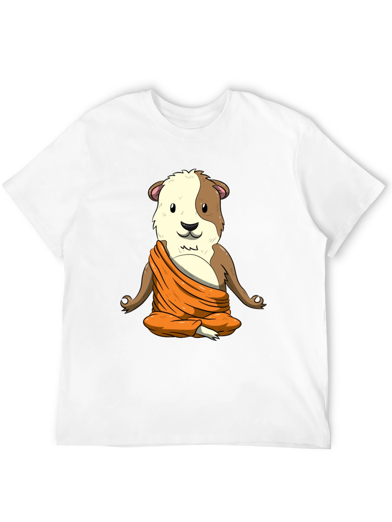 Zen Guinea Pig T-Shirt: Meditating Rodent Tee