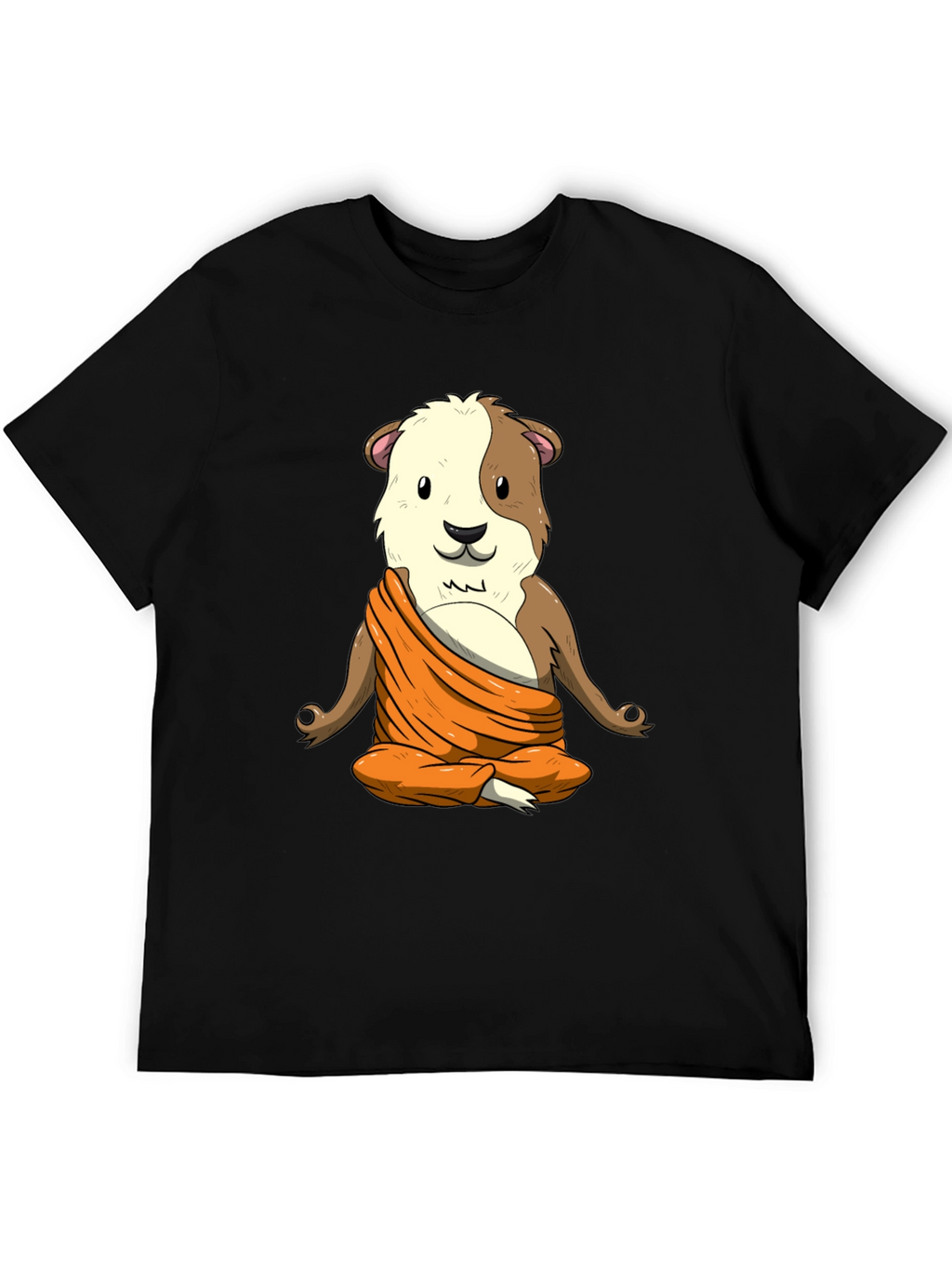 Zen Guinea Pig T-Shirt: Meditating Rodent Tee