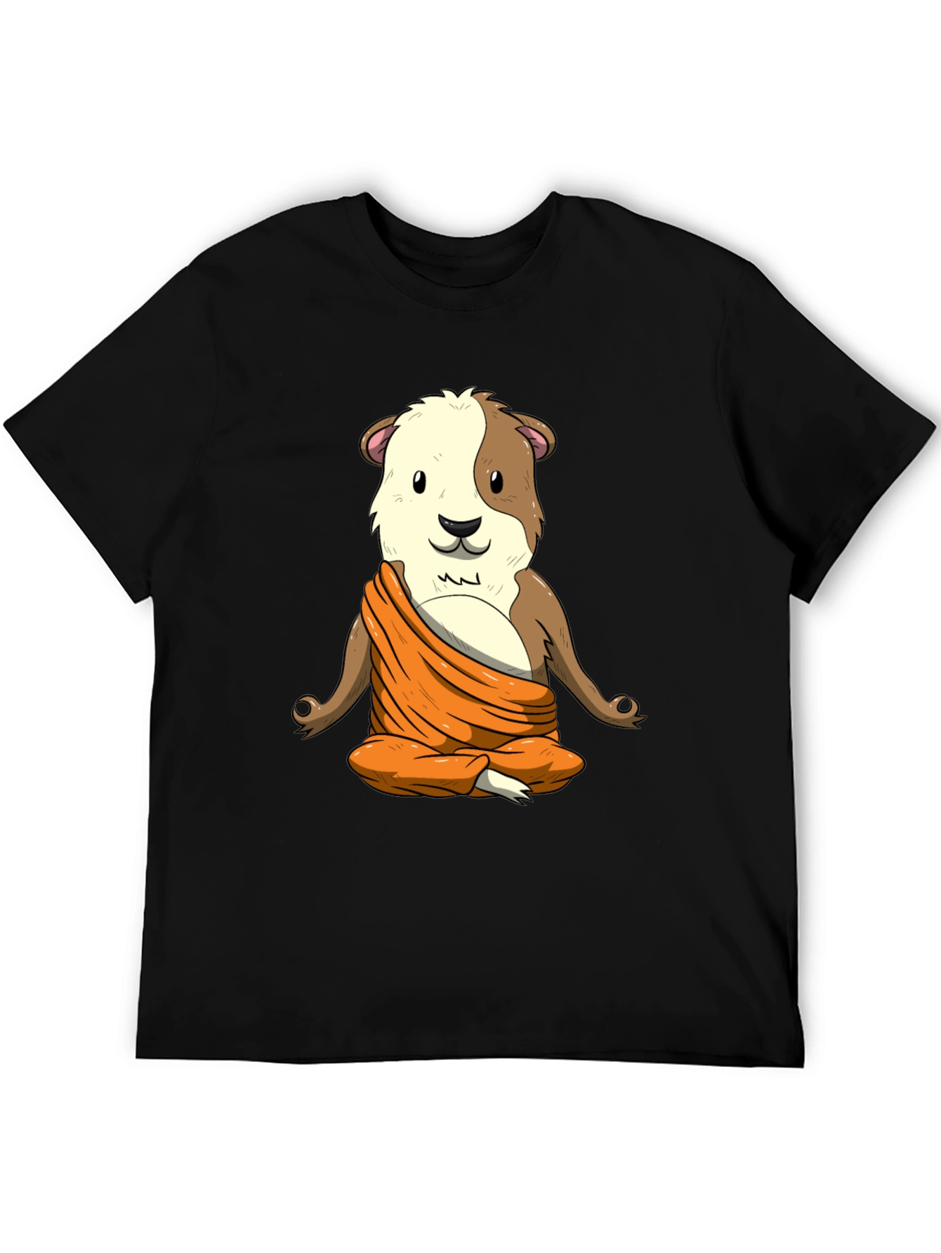 Zen Guinea Pig T-Shirt: Meditating Rodent Tee