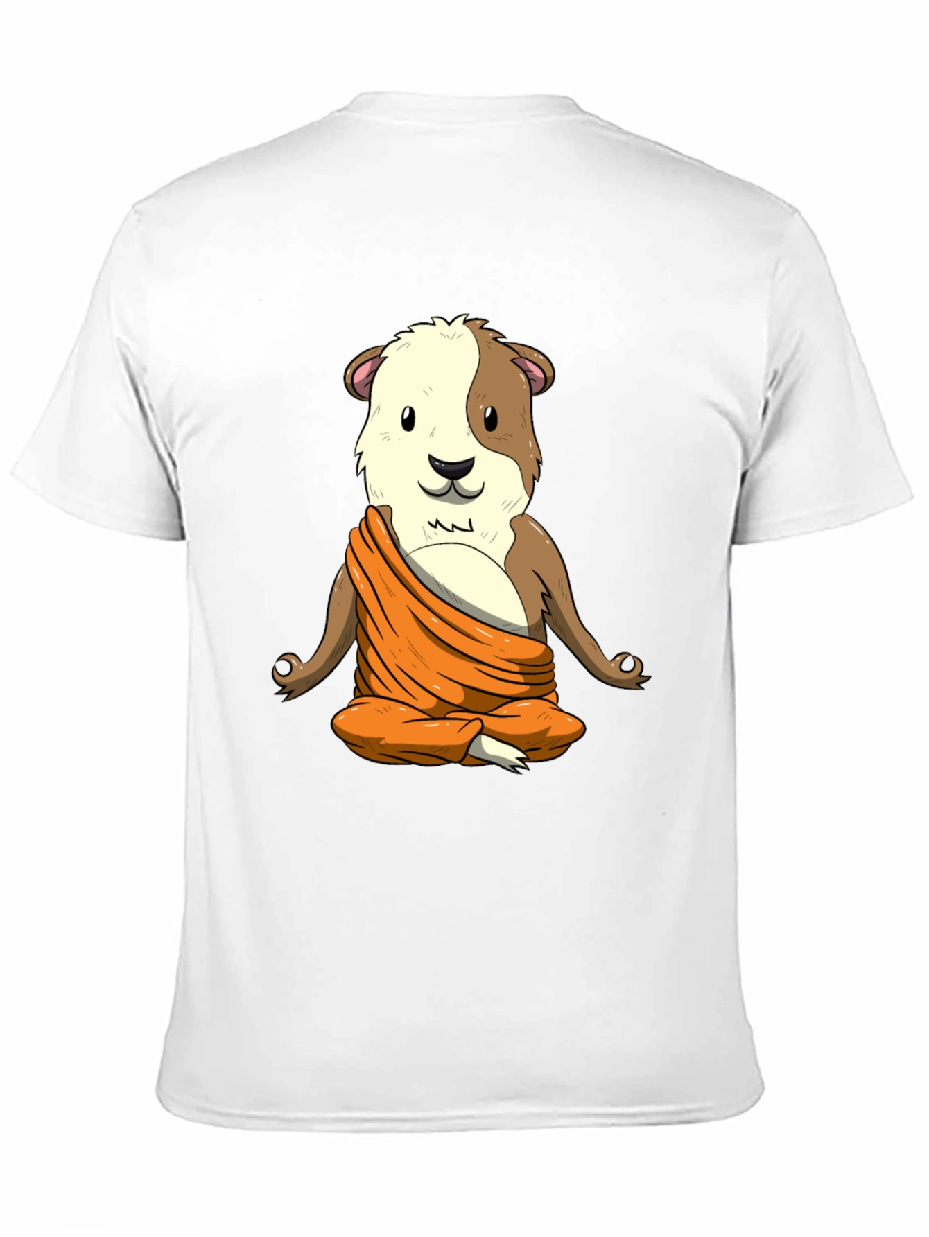Zen Guinea Pig T-Shirt: Meditating Rodent Tee