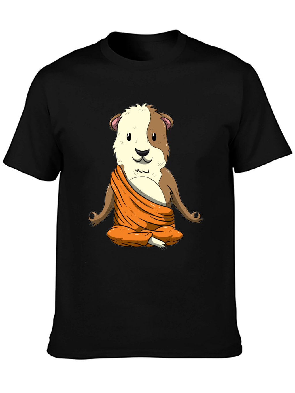Zen Guinea Pig T-Shirt: Meditating Rodent Tee