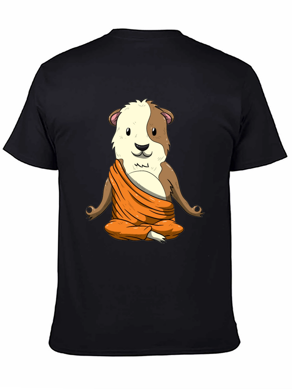 Zen Guinea Pig T-Shirt: Meditating Rodent Tee