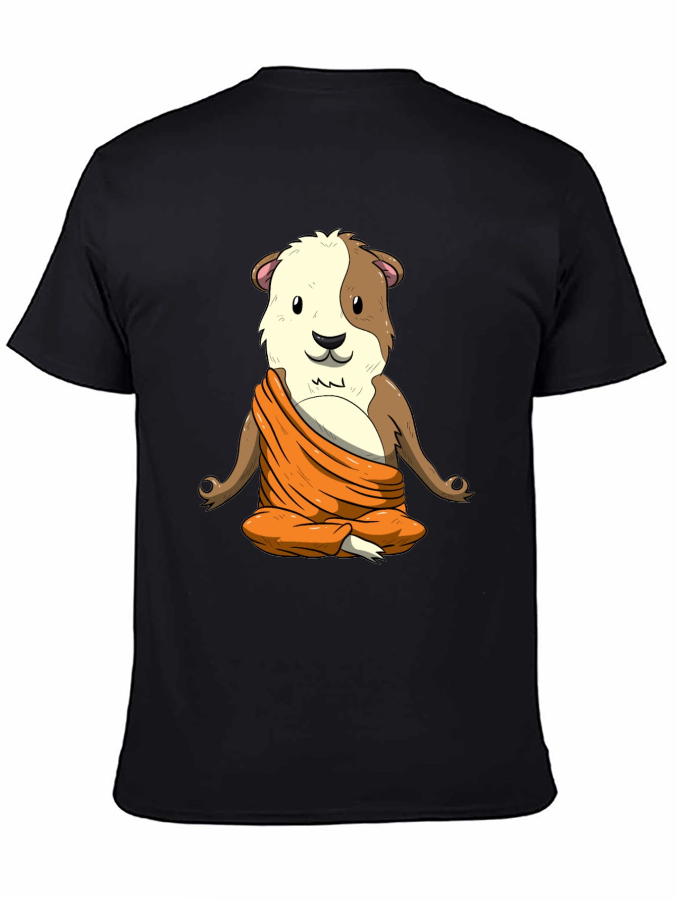 Zen Guinea Pig T-Shirt: Meditating Rodent Tee