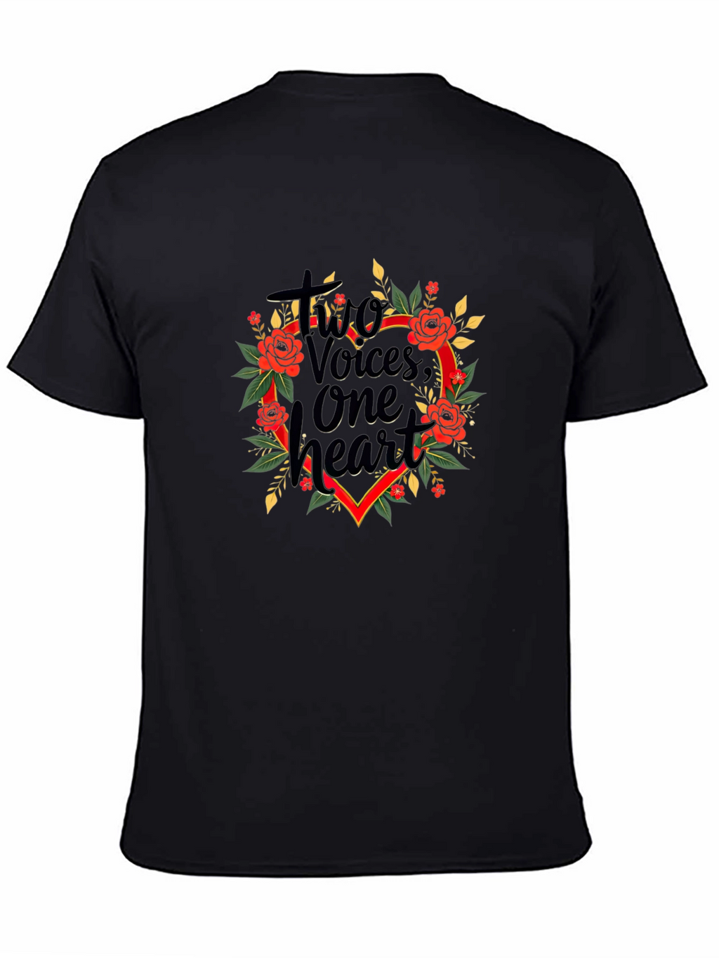 Two Voices One Heart Graphic T-Shirt