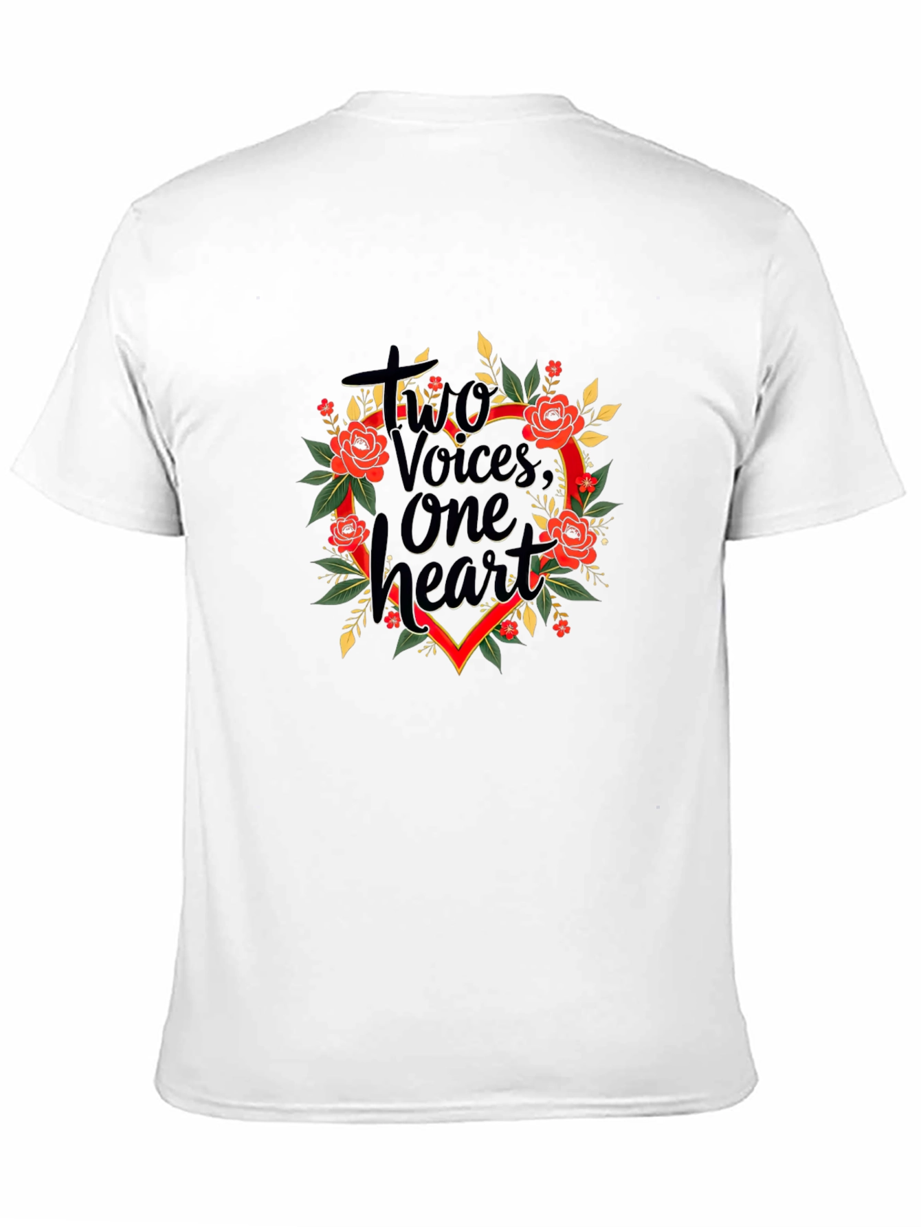 Two Voices One Heart Graphic T-Shirt