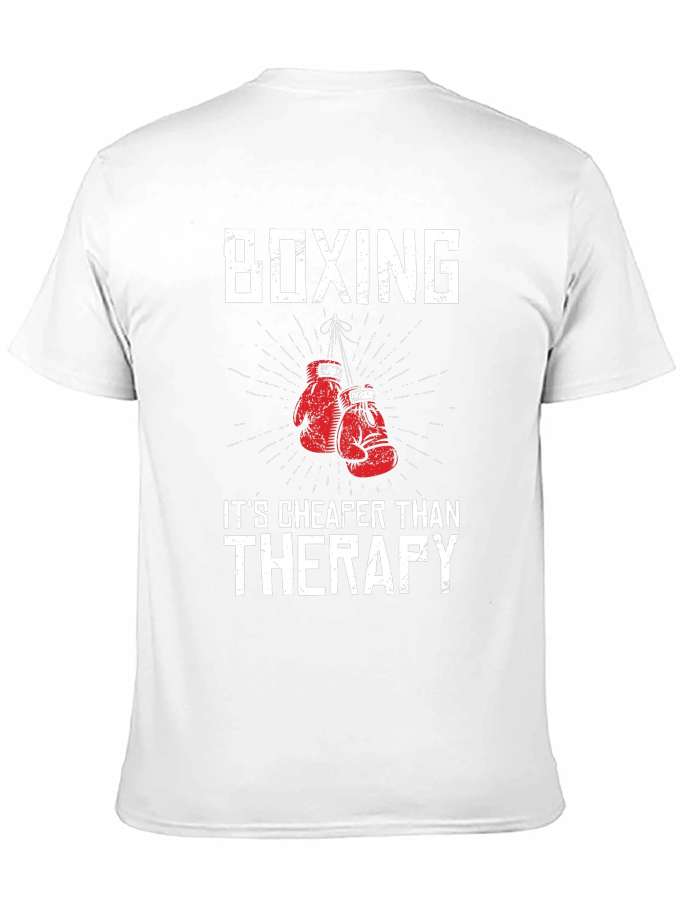 Boxing Therapy T-Shirt - Funny Workout Tee