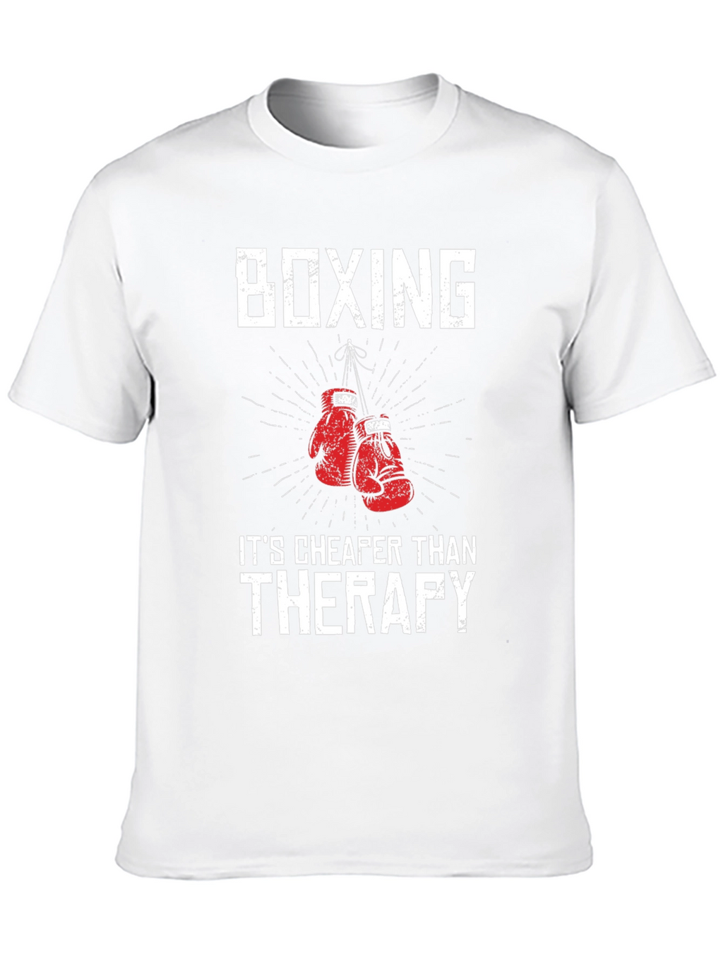 Boxing Therapy T-Shirt - Funny Workout Tee