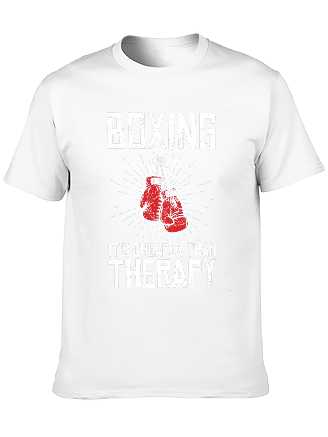 Boxing Therapy T-Shirt - Funny Workout Tee