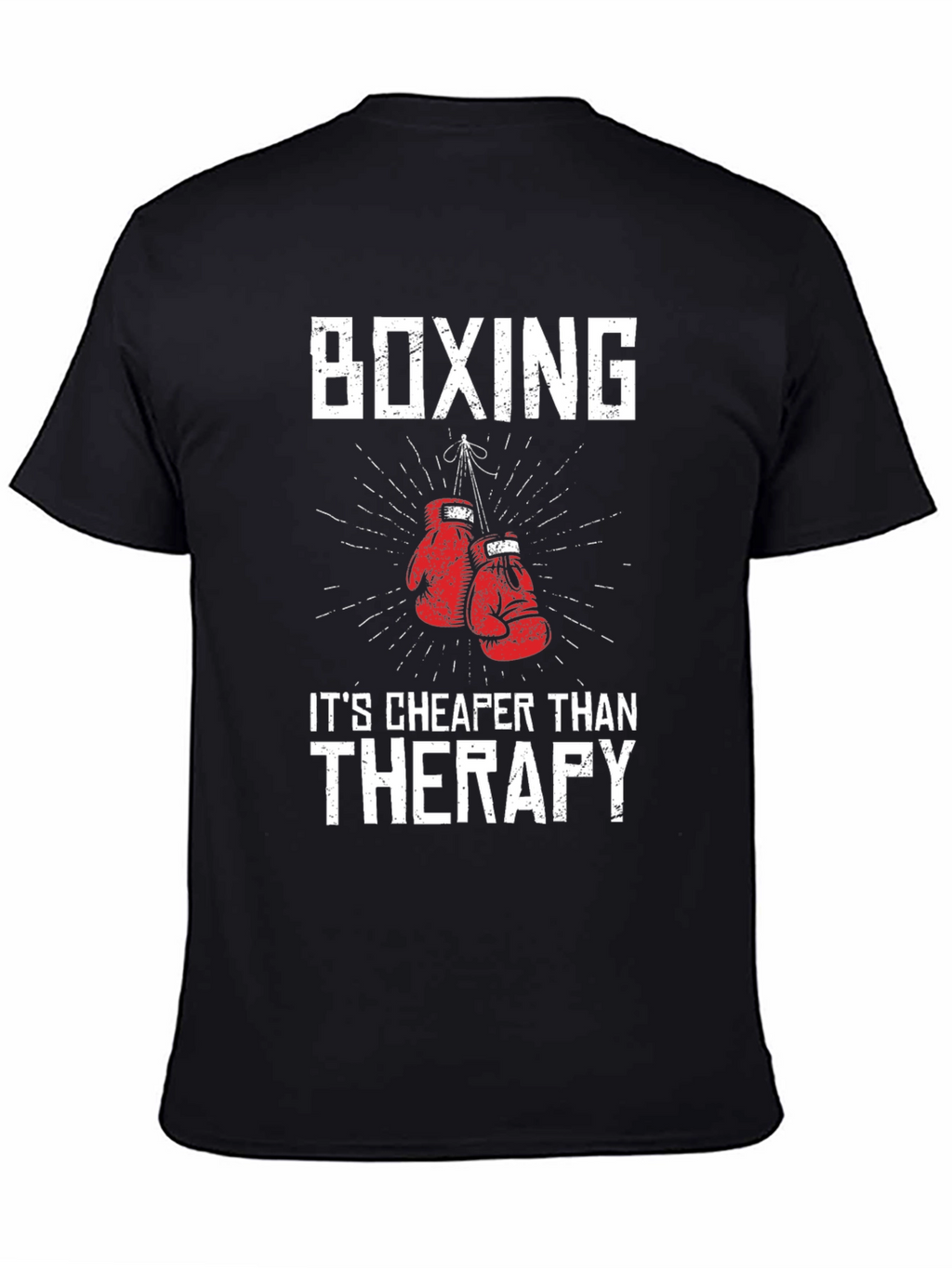 Boxing Therapy T-Shirt - Funny Workout Tee