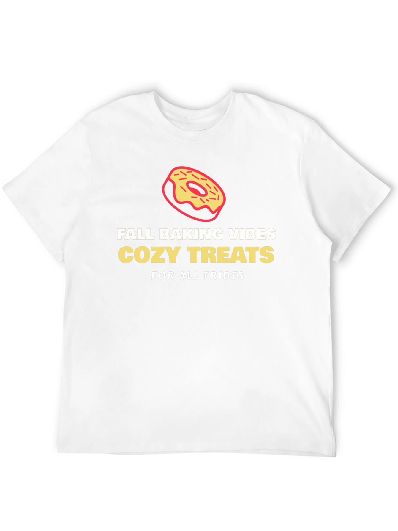 Fall Baking Vibes Cozy Treats Graphic T-Shirt