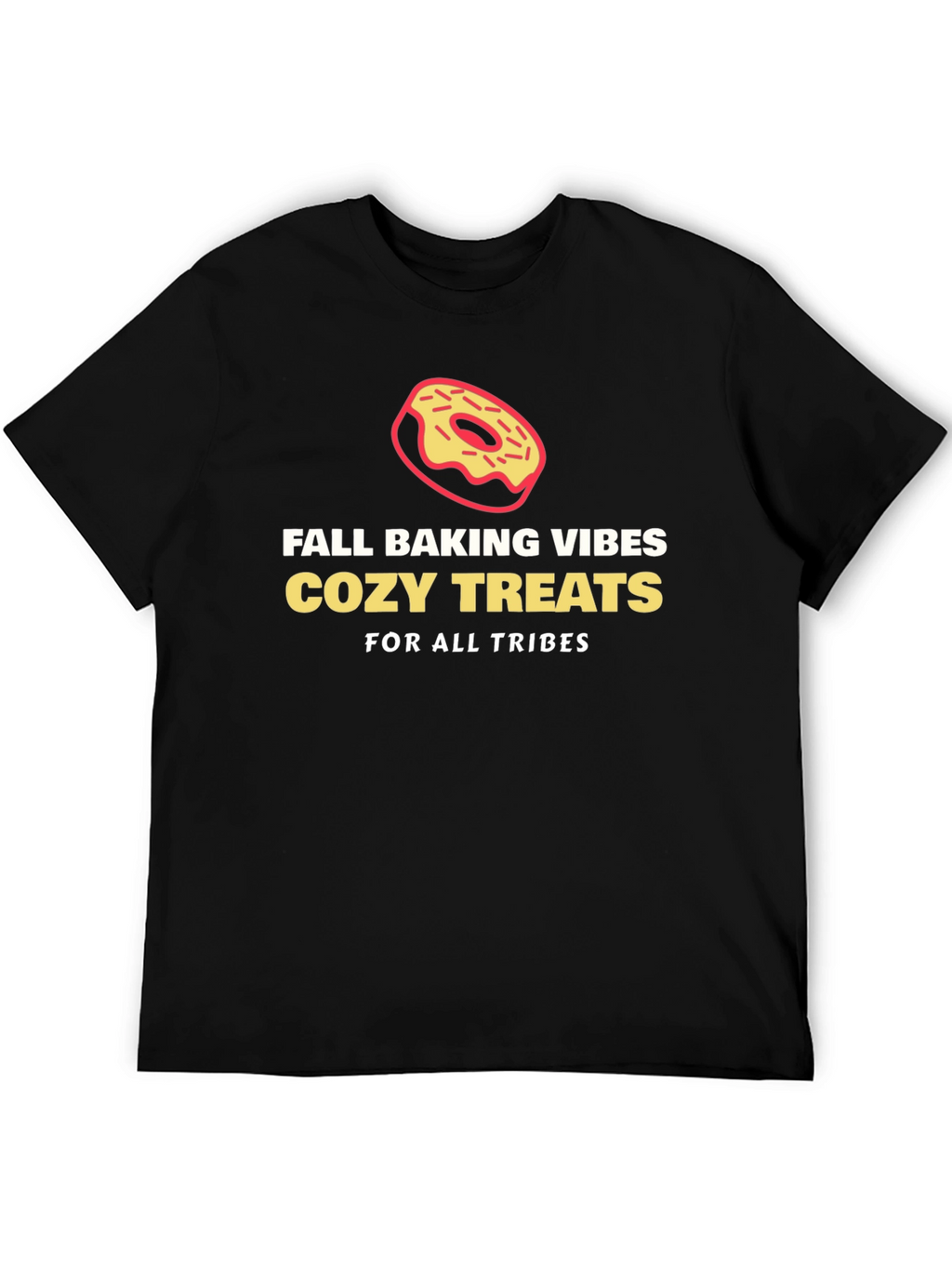Fall Baking Vibes Cozy Treats Graphic T-Shirt