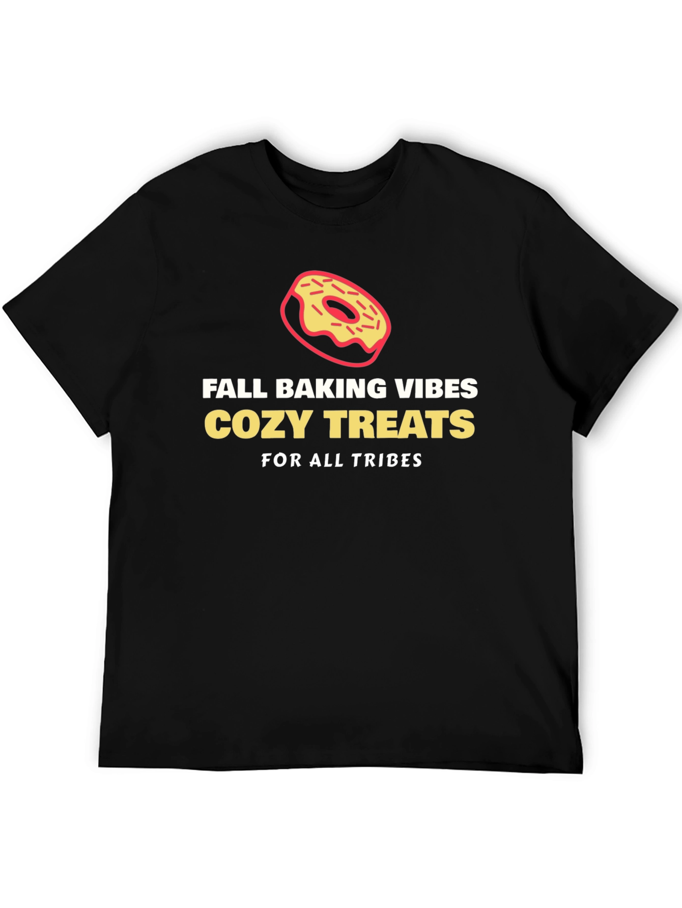 Fall Baking Vibes Cozy Treats Graphic T-Shirt