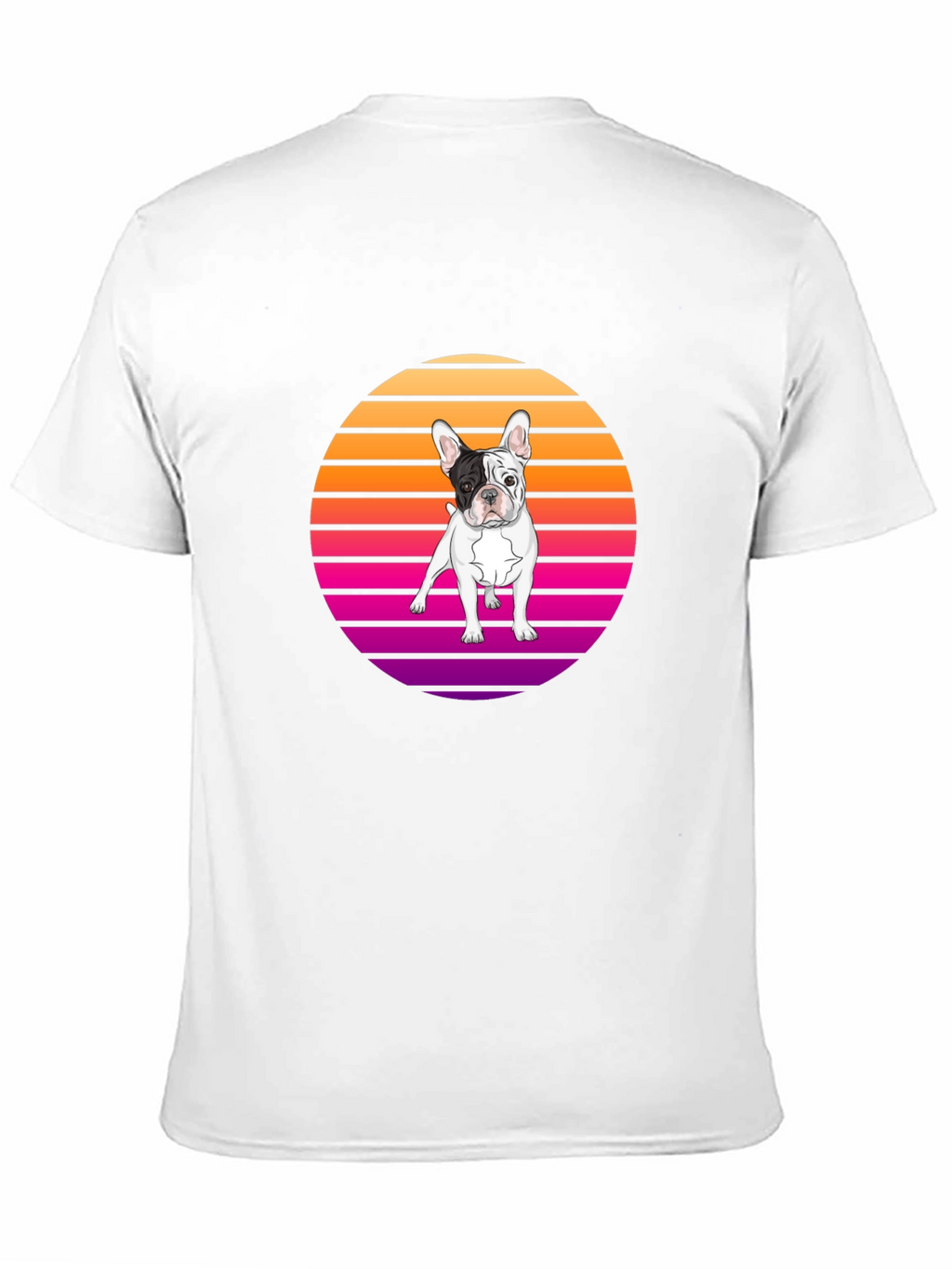 Retro French Bulldog Graphic Tee