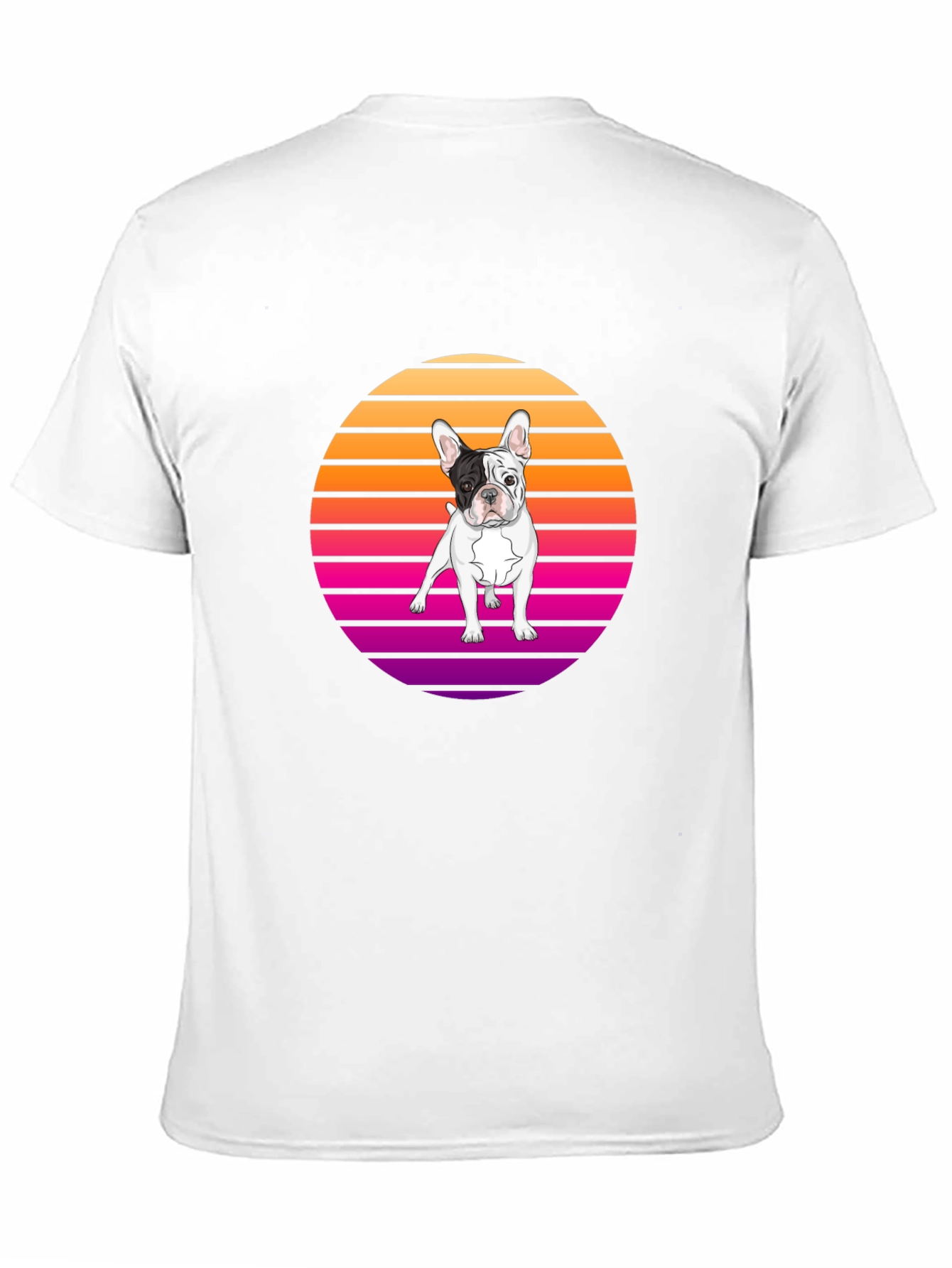 Retro French Bulldog Graphic Tee