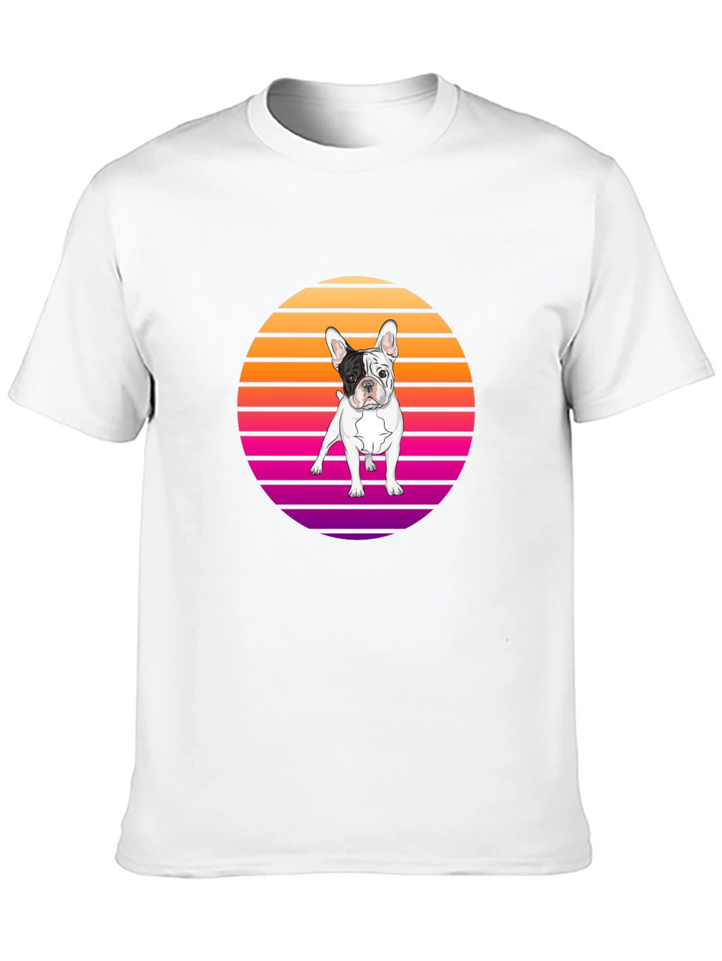 Retro French Bulldog Graphic Tee